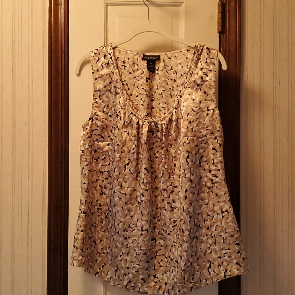 Lane Bryant satin top
